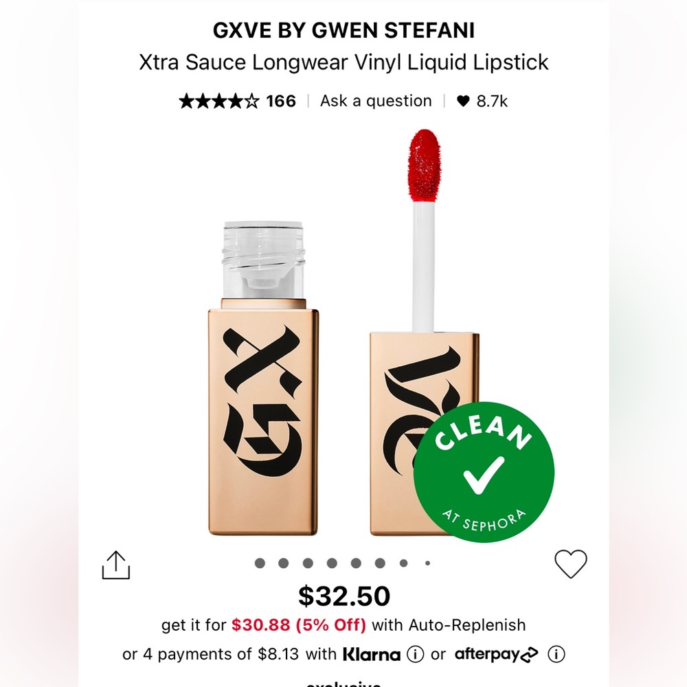 NIB GVXE Liquid Lipstick